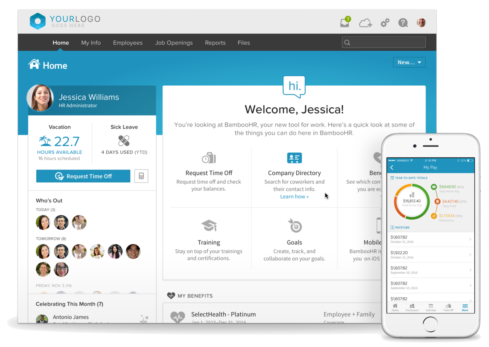 BambooHR Easy to use BambooHR Easy to use